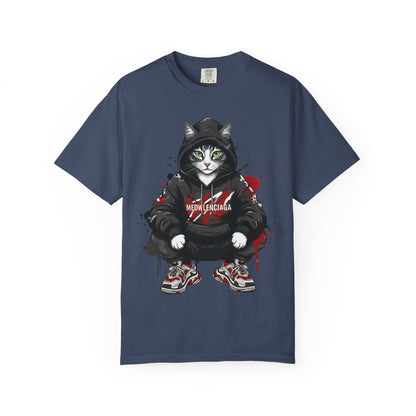 Meowlenciaga Cat Graphic T-Shirt | Streetwear Hoodie Cat Illustration