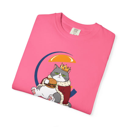 Purrger King Parody T-Shirt  'Have It Your Meow' Cat Royalty Graphic Tee