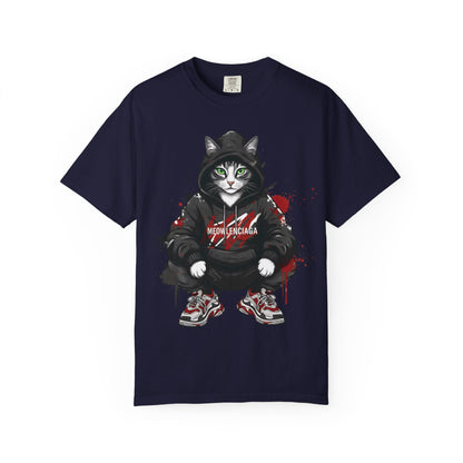 Meowlenciaga Cat Graphic T-Shirt | Streetwear Hoodie Cat Illustration