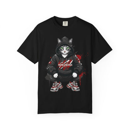 Meowlenciaga Cat Graphic T-Shirt | Streetwear Hoodie Cat Illustration
